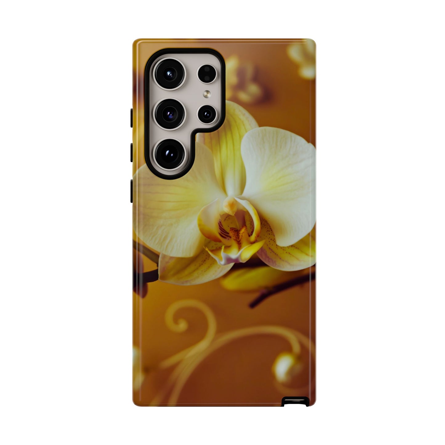 Protective Phone Case – Amber Orchid