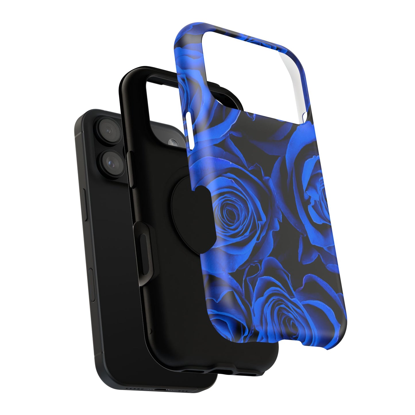 Impact-Resistant Phone Case – Midnight Bloom