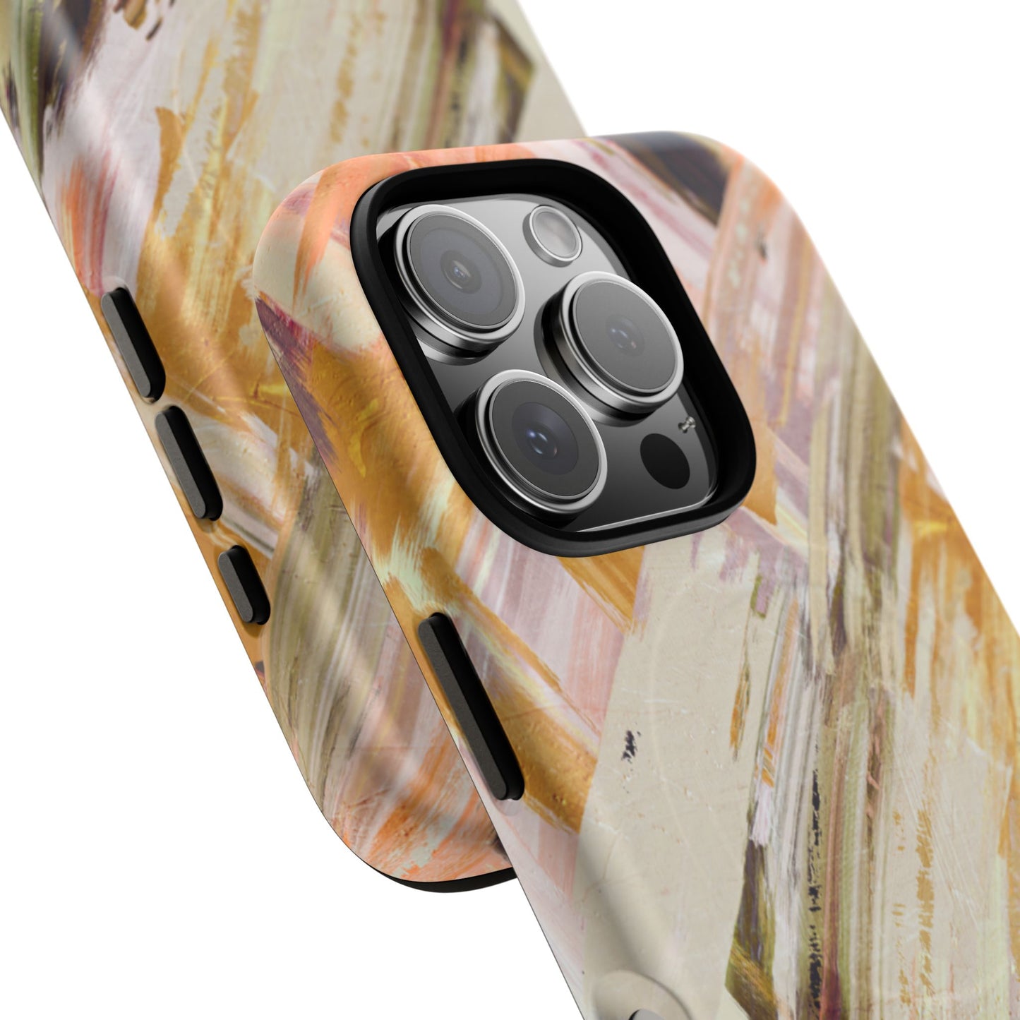 Protective Magnetic Phone Case – Brush & Bronze