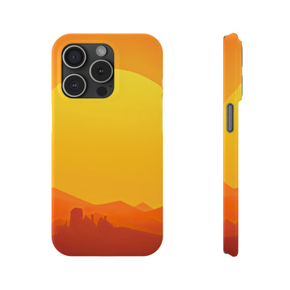 Slim Phone Case – Desert Sunrise