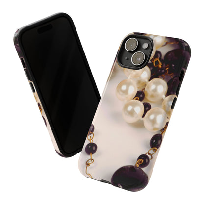 Protective Phone Case – Noir Pearl