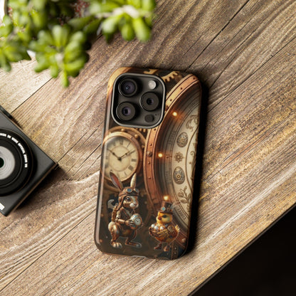 Protective Phone Case – Clockwork Cottontail