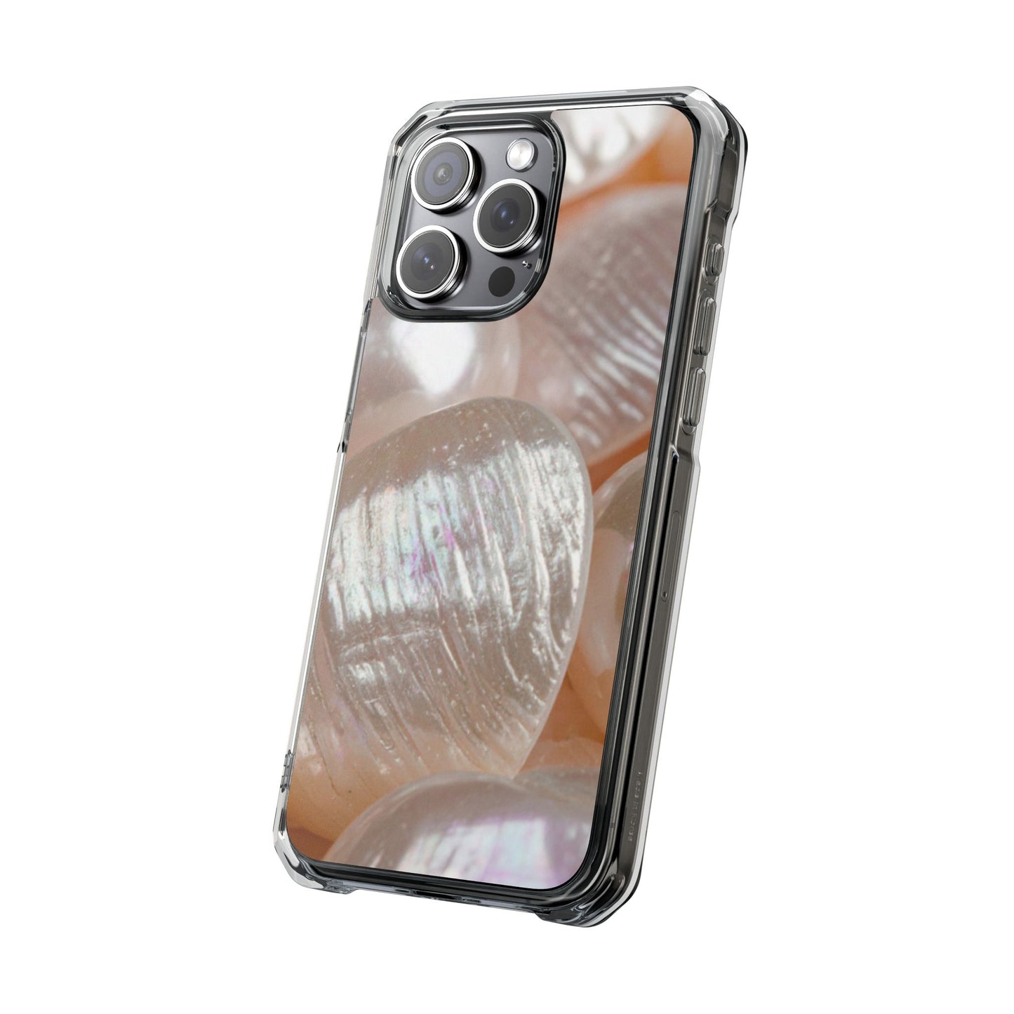Clear Magnetic Phone Case – Blush Pearl