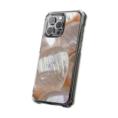 Clear Magnetic Phone Case – Blush Pearl