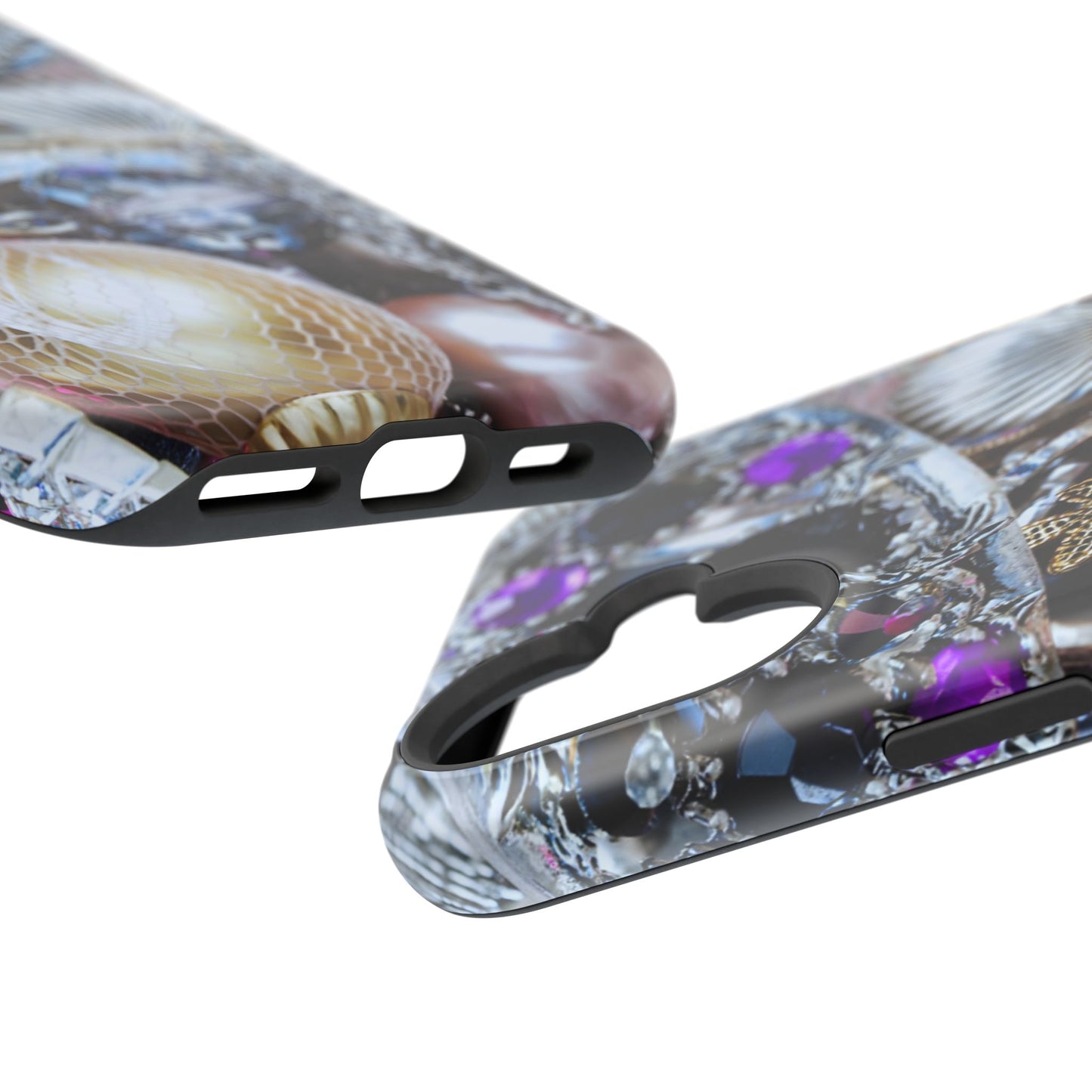 Wireless-Charging Compatible Case – Chrome Jewel