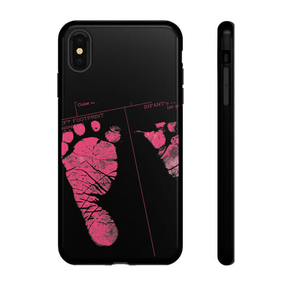 Protective Phone Case – Mom’s Little Pink Footprints