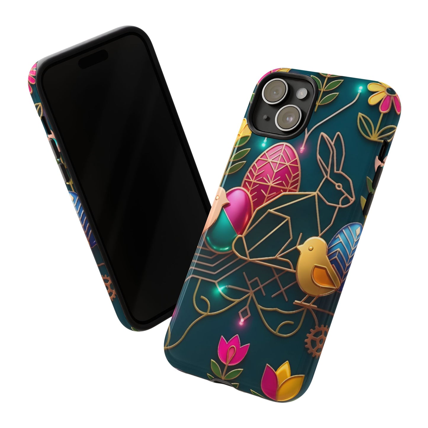 Protective Phone Case – Jeweled Garden