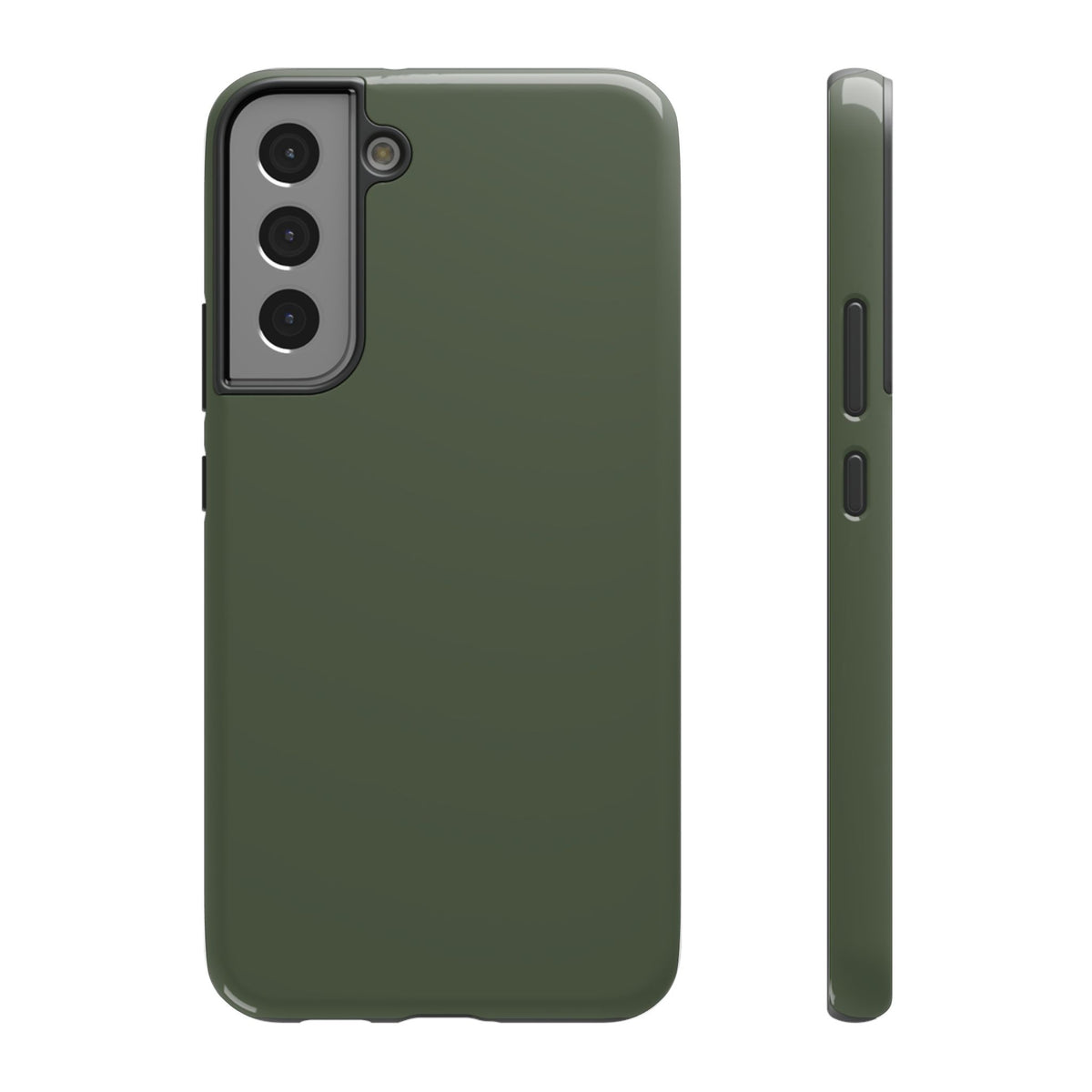 Impact-Resistant Phone Case — Military Green Protective Shockproof Cover