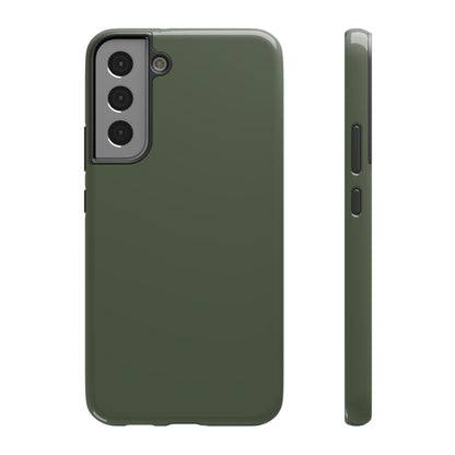 Impact-Resistant Phone Case — Military Green Protective Shockproof Cover