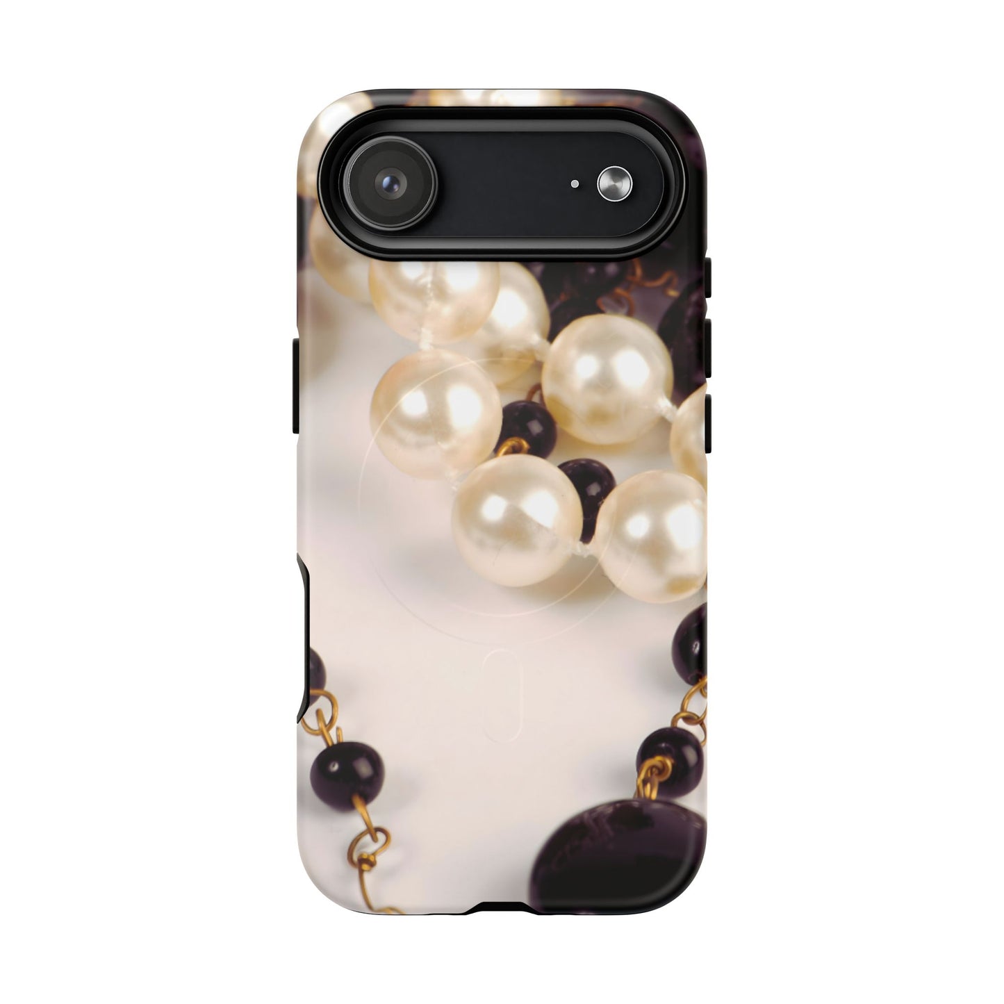 Protective Magnetic Phone Case – Noir Pearl