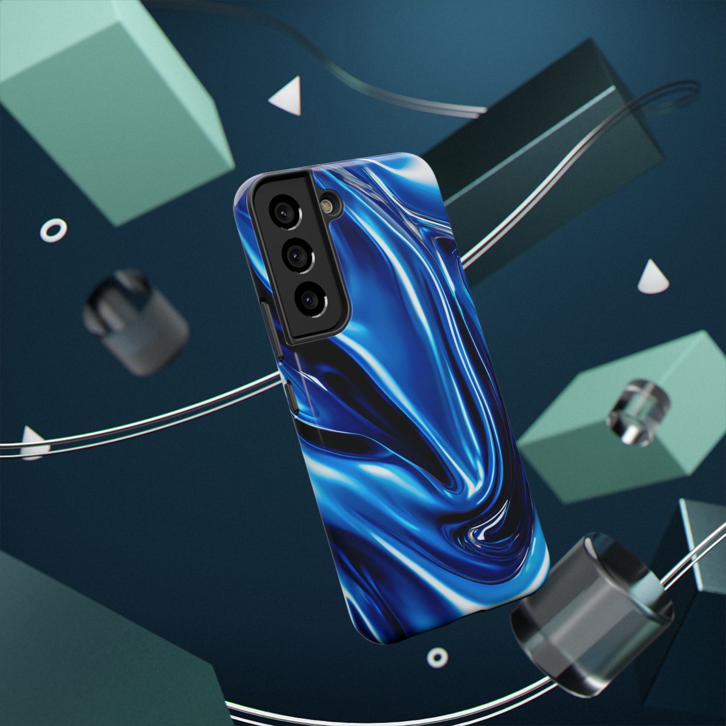 Impact-Resistant Phone Case – Midnight Surge