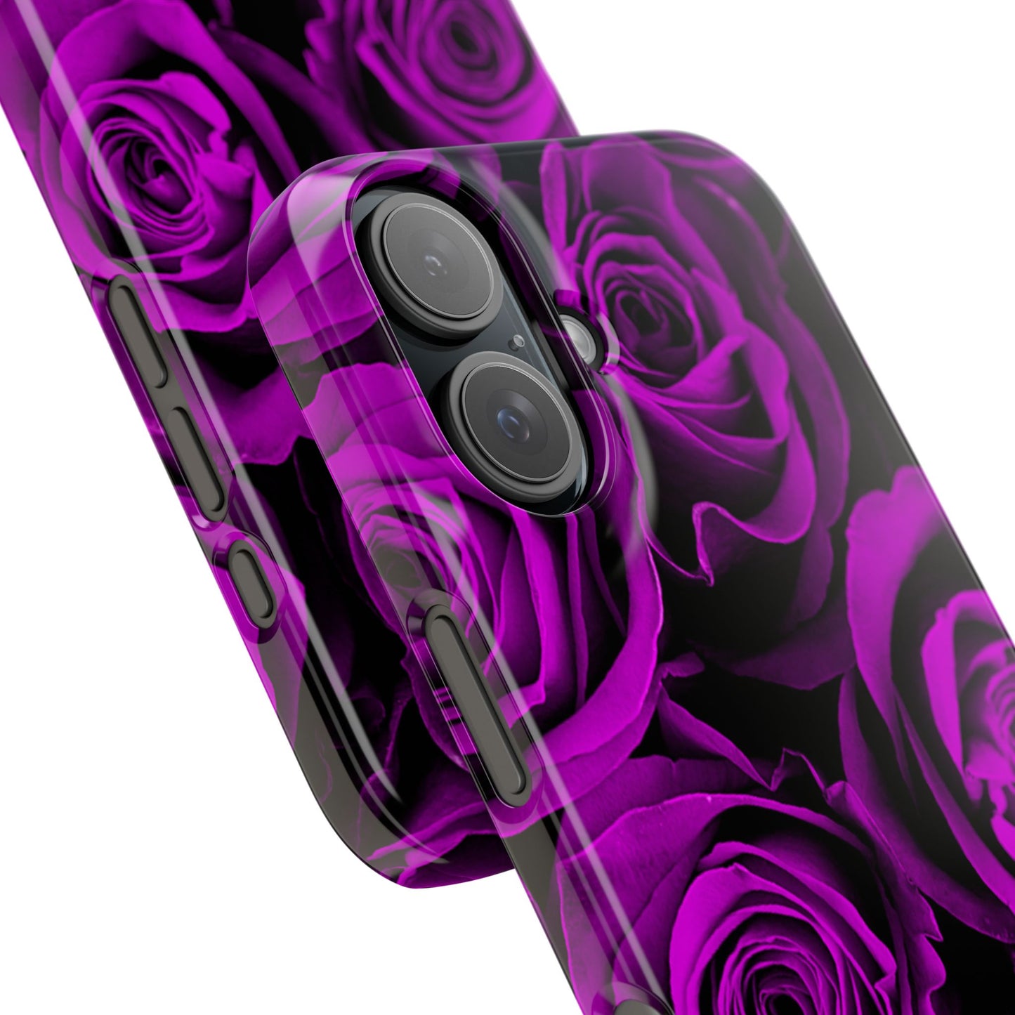 Slim Phone Case – Amethyst Roses