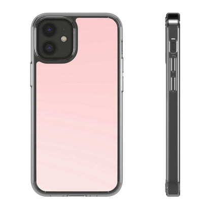 Clear Phone Case – Soft Blush