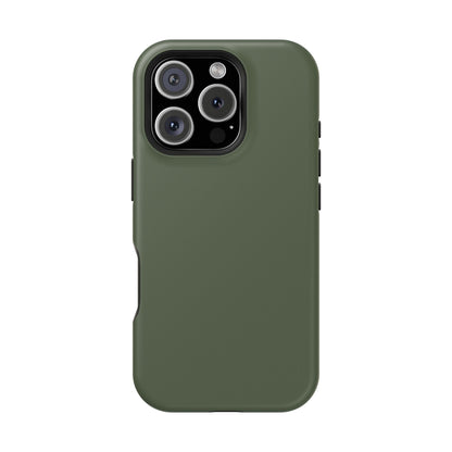 Impact-Resistant Phone Case — Military Green Protective Shockproof Cover