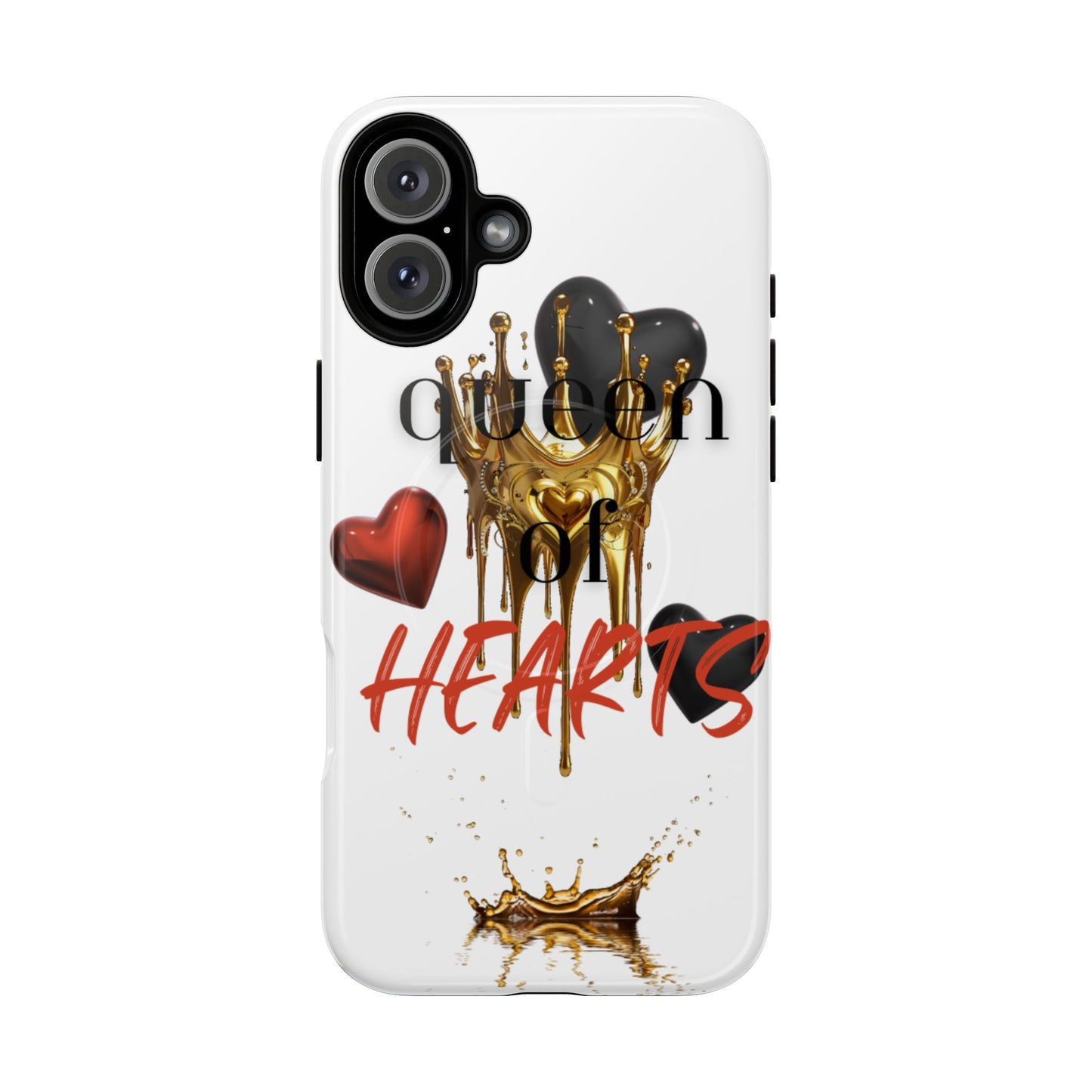 Protective Magnetic Phone Case – Queen of Hearts