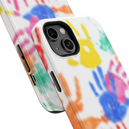 Impact-Resistant Phone Case – Handprint Memories
