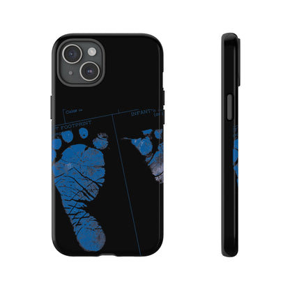 Protective Phone Case – Mom’s Little Blue Footprints
