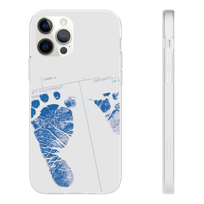 Flexi Case – Mom’s Little Blue Footprints