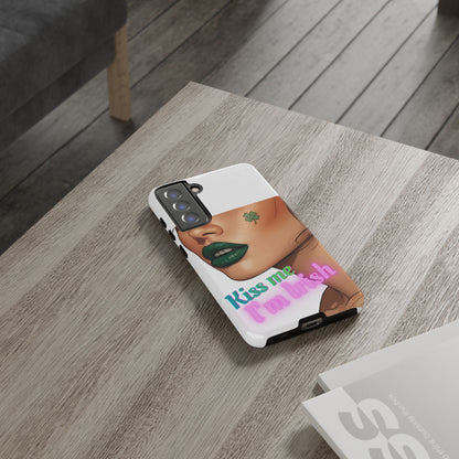 Phone Case – “Kiss Me I’m Irish” St. Patrick’s Day Tough Case