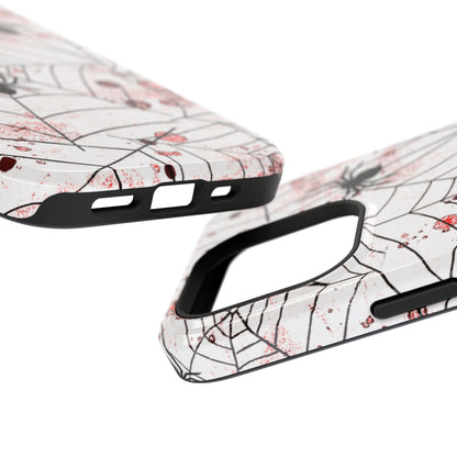 Impact-Resistant Phone Case – Blood Web