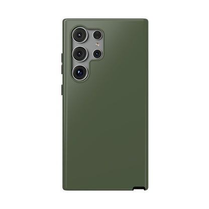 Impact-Resistant Phone Case — Military Green Protective Shockproof Cover
