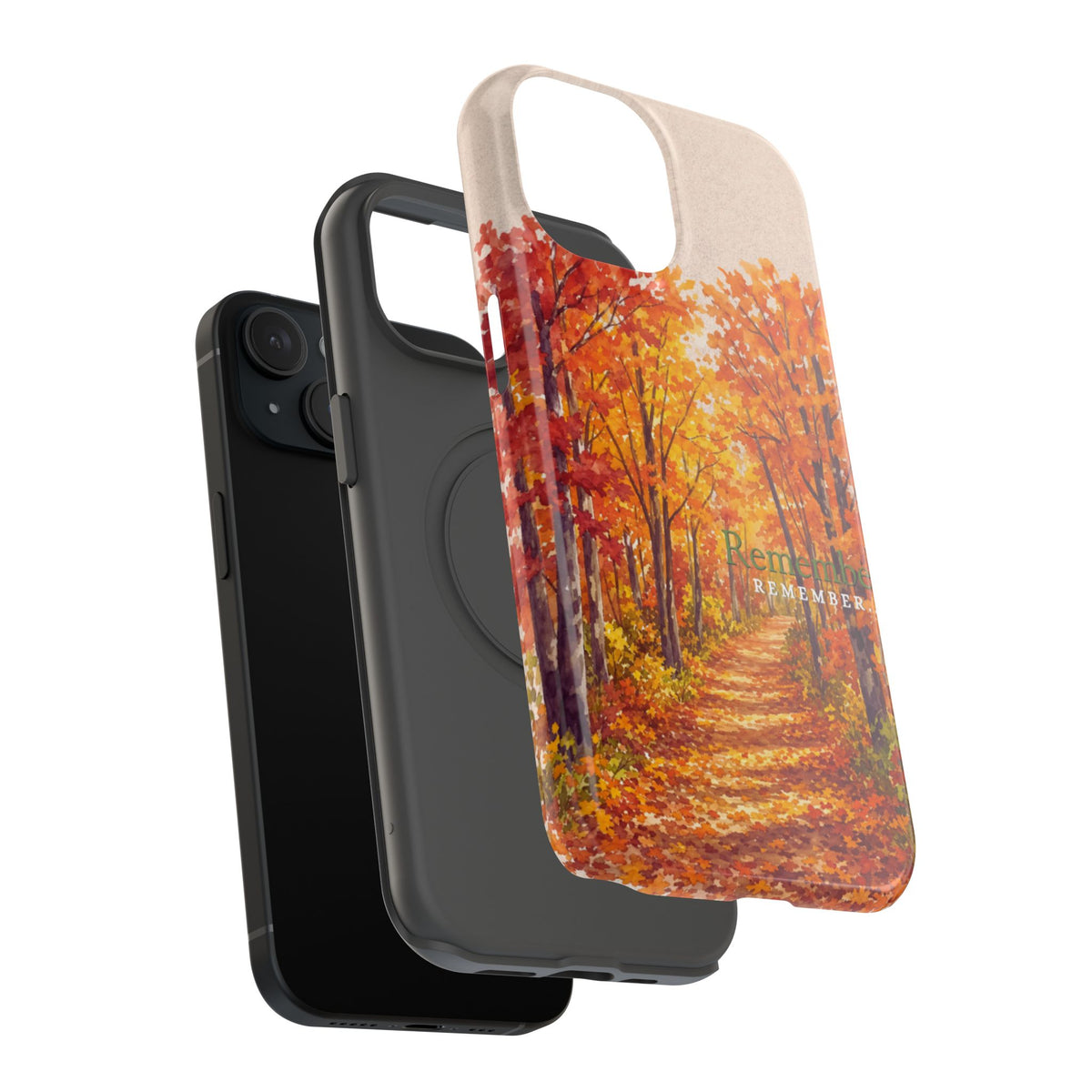 Impact-Resistant Phone Case – Autumn Remembered – Compatible with iPhone 11–17 & Samsung Galaxy S22–S26 Series