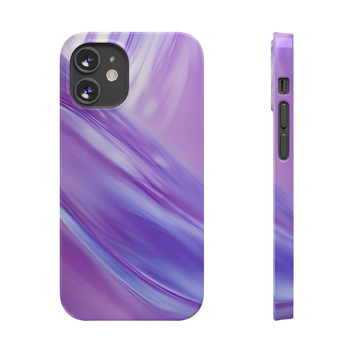 Slim Phone Case – Lavender Wave