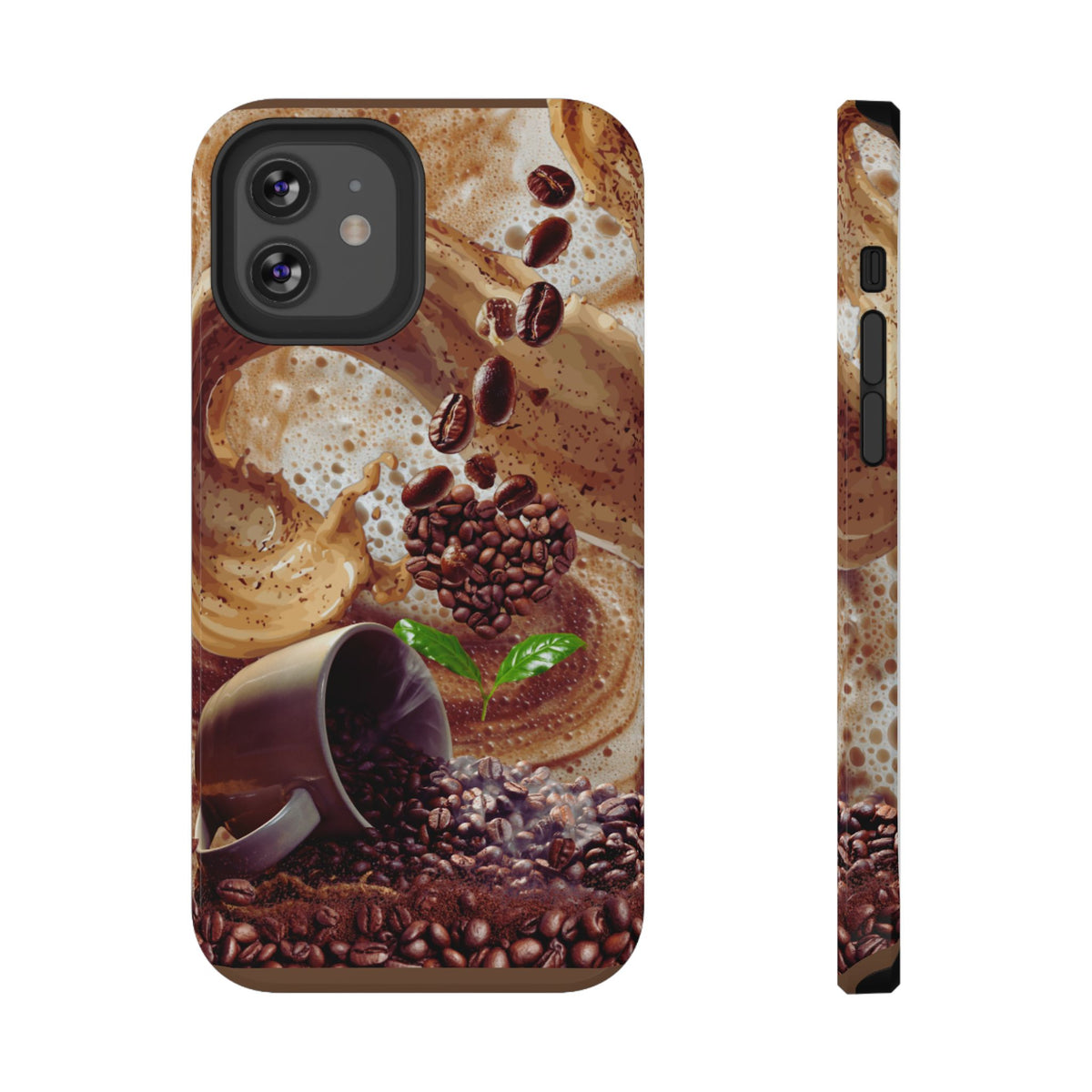 Impact-Resistant Phone Case – Love at First Sip – Compatible with iPhone 11–17 & Samsung Galaxy S22–S26 Series