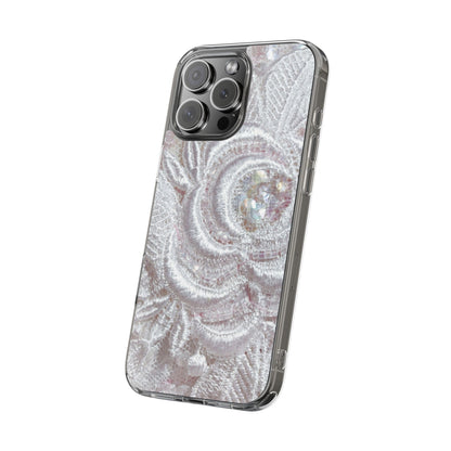 Clear Phone Case – Lace Veil
