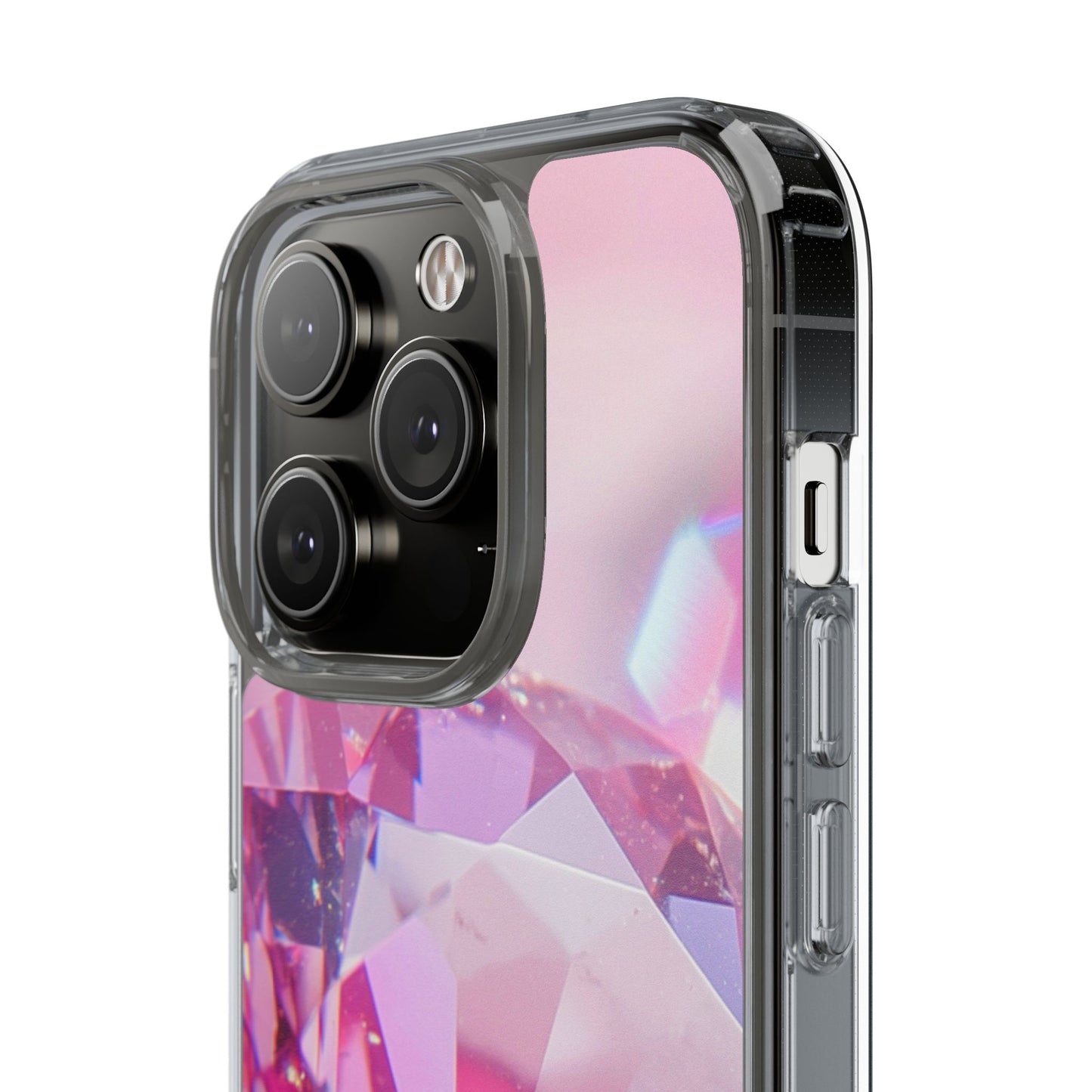 Clear Phone Case – Pink Ice
