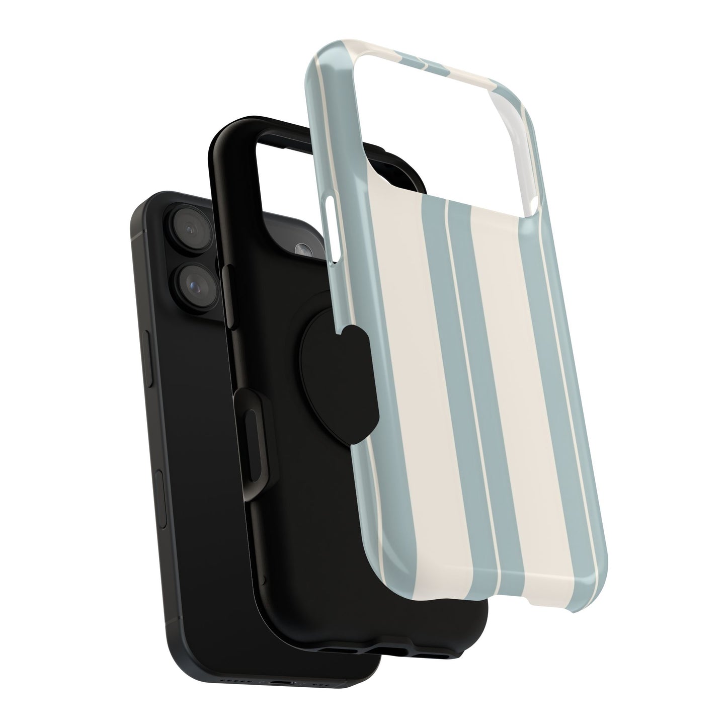 Impact-Resistant Phone Case – Coastal Stripe
