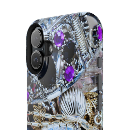 Impact-Resistant Phone Case – Chrome Jewel
