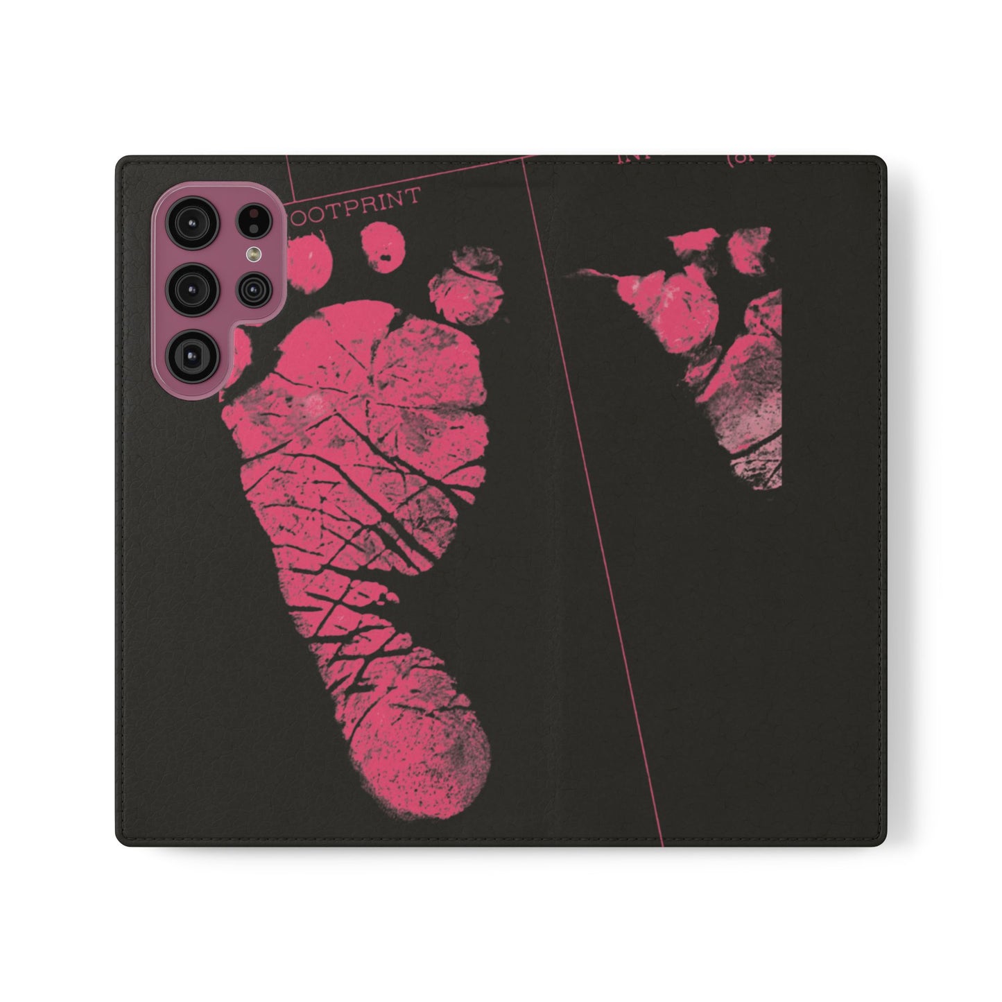 Flip Case – Mom’s Little Pink Footprints