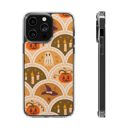 Clear Phone Case – Vintage Haunt – Compatible with iPhone 13–17 & Samsung Galaxy S25–S26 Series