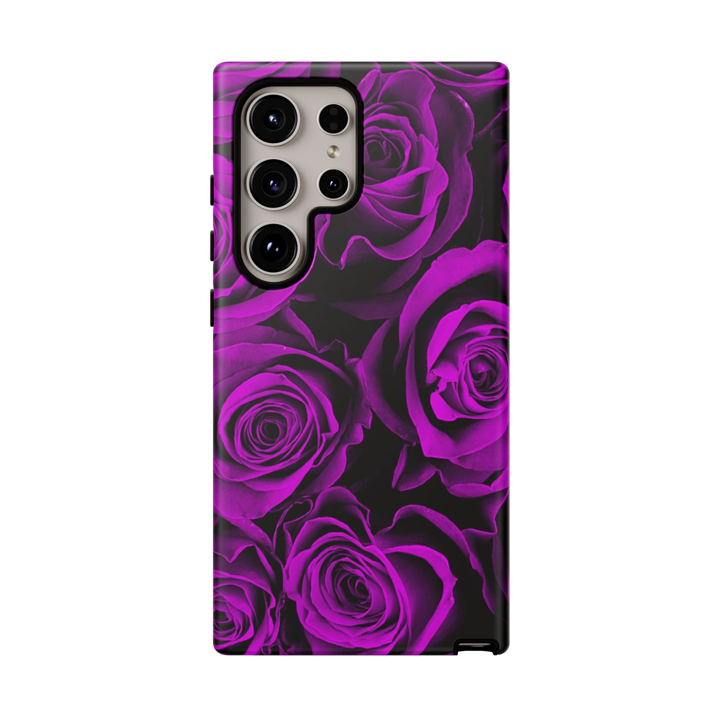 Protective Phone Case – Amethyst Roses
