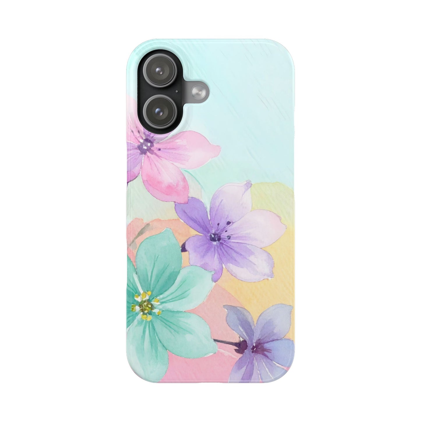 Slim Phone Case – Water Petal