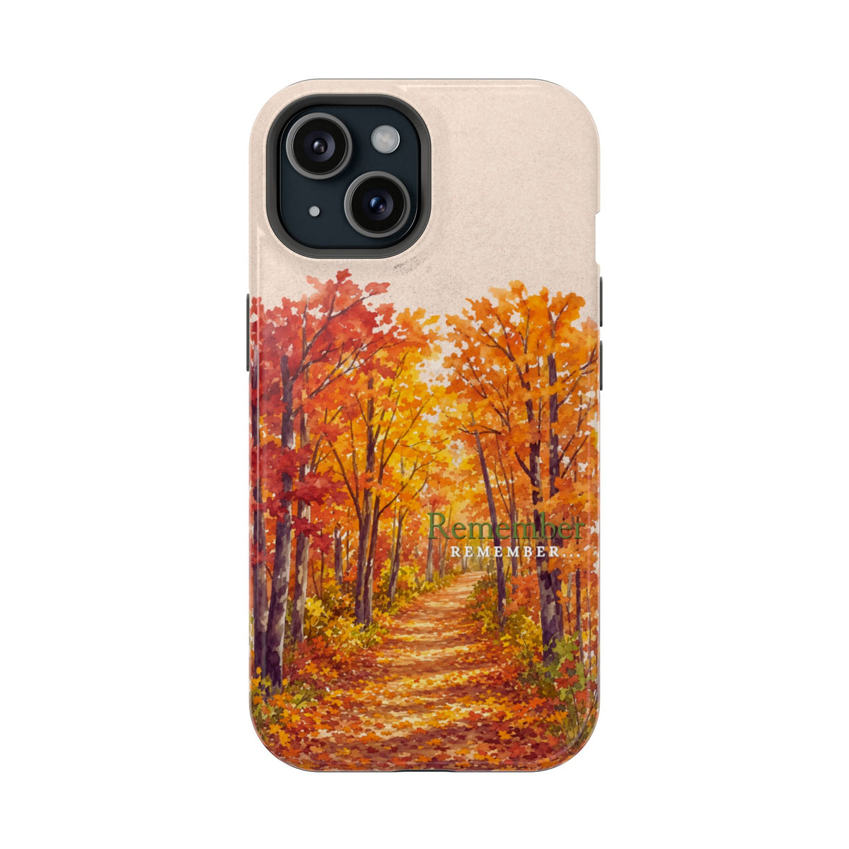 Wireless-Charging Compatible Case – Autumn Remembered – Compatible with iPhone 13–17 & Samsung Galaxy S25–S26 Series