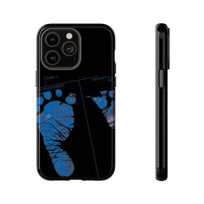 Protective Phone Case – Mom’s Little Blue Footprints