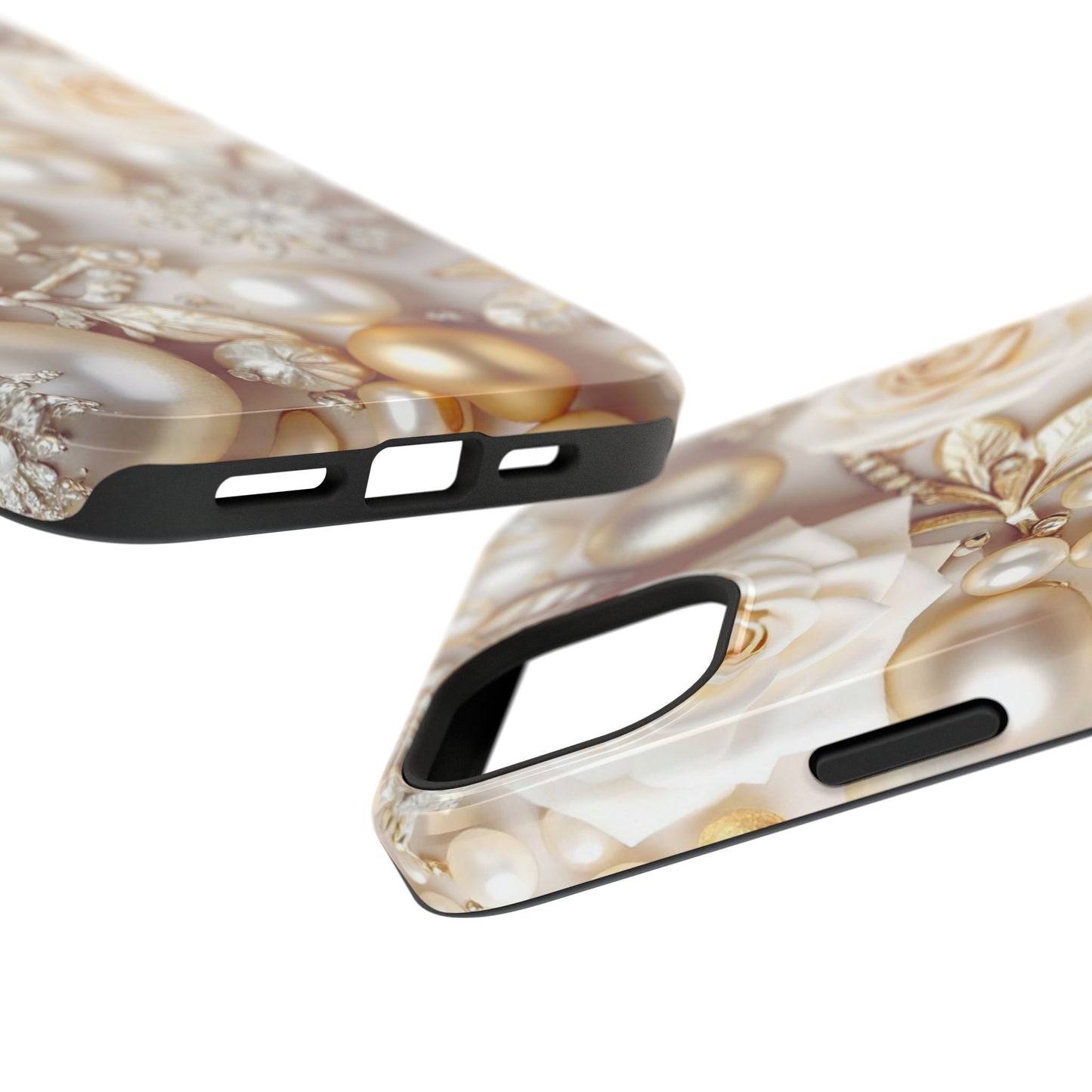 Impact-Resistant Phone Case – Ivory Opulence