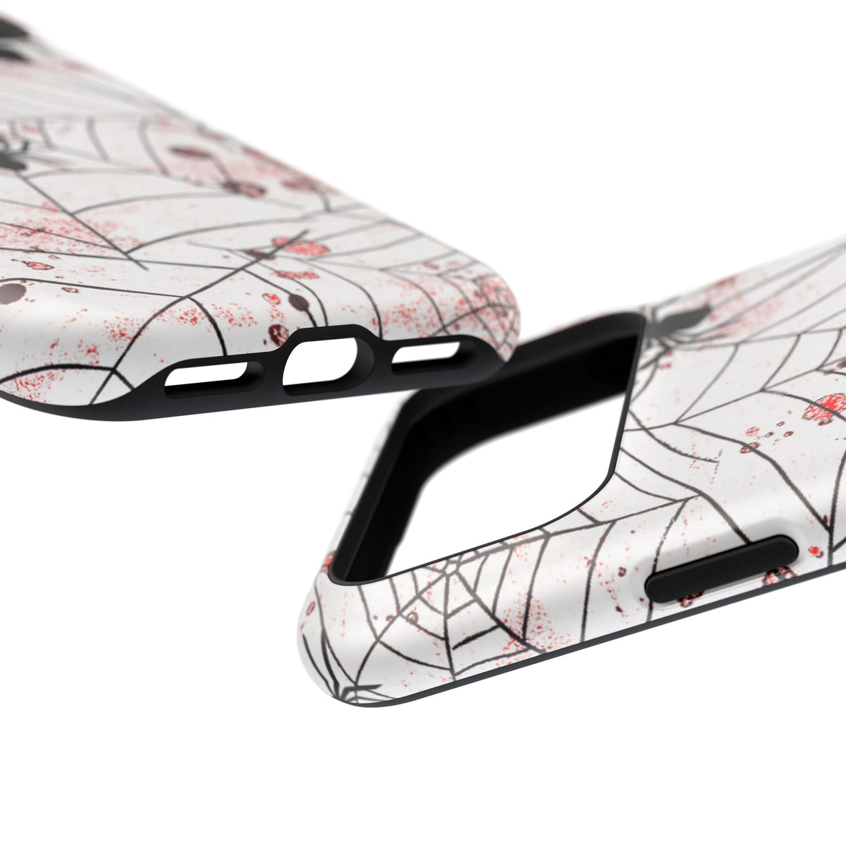 Impact-Resistant Phone Case – Blood Web