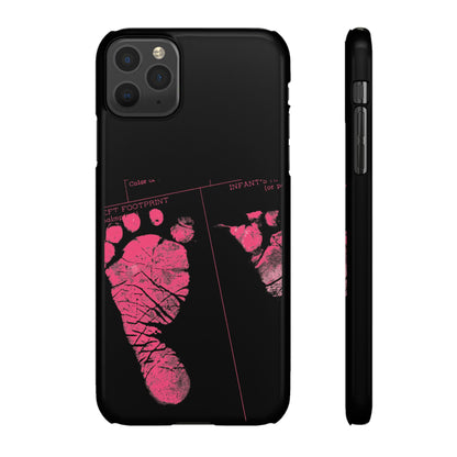 Snap Phone Case – Mom’s Little Pink Footprints