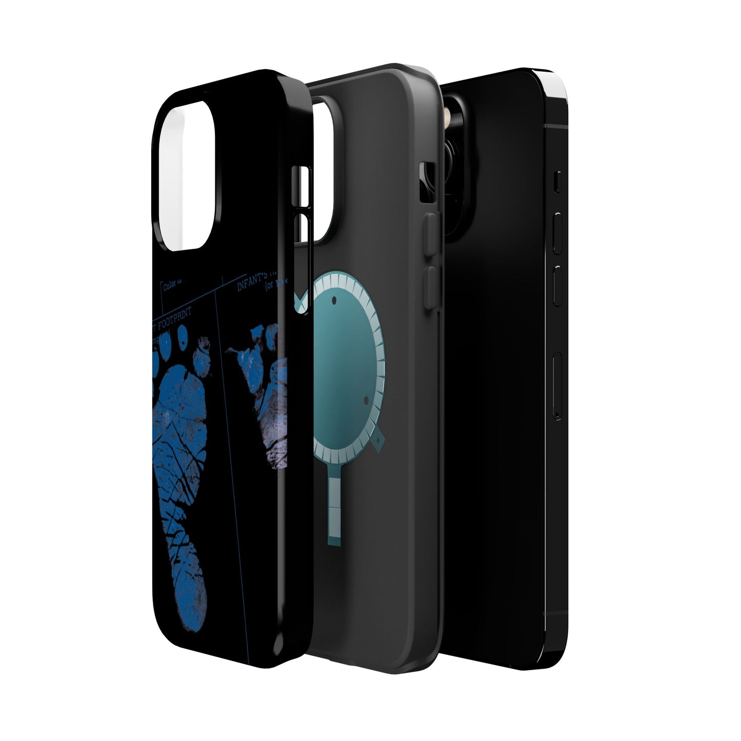 Wireless-Charging Compatible Case – Mom’s Little Blue Footprints