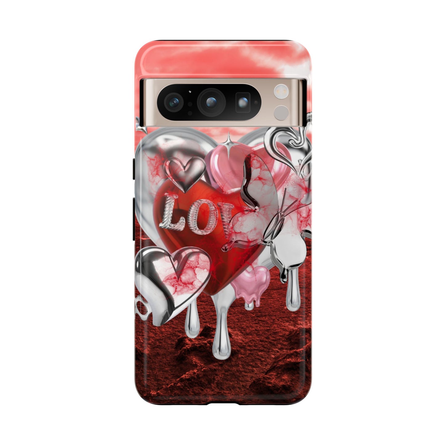 Protective Phone Case – Chrome Love