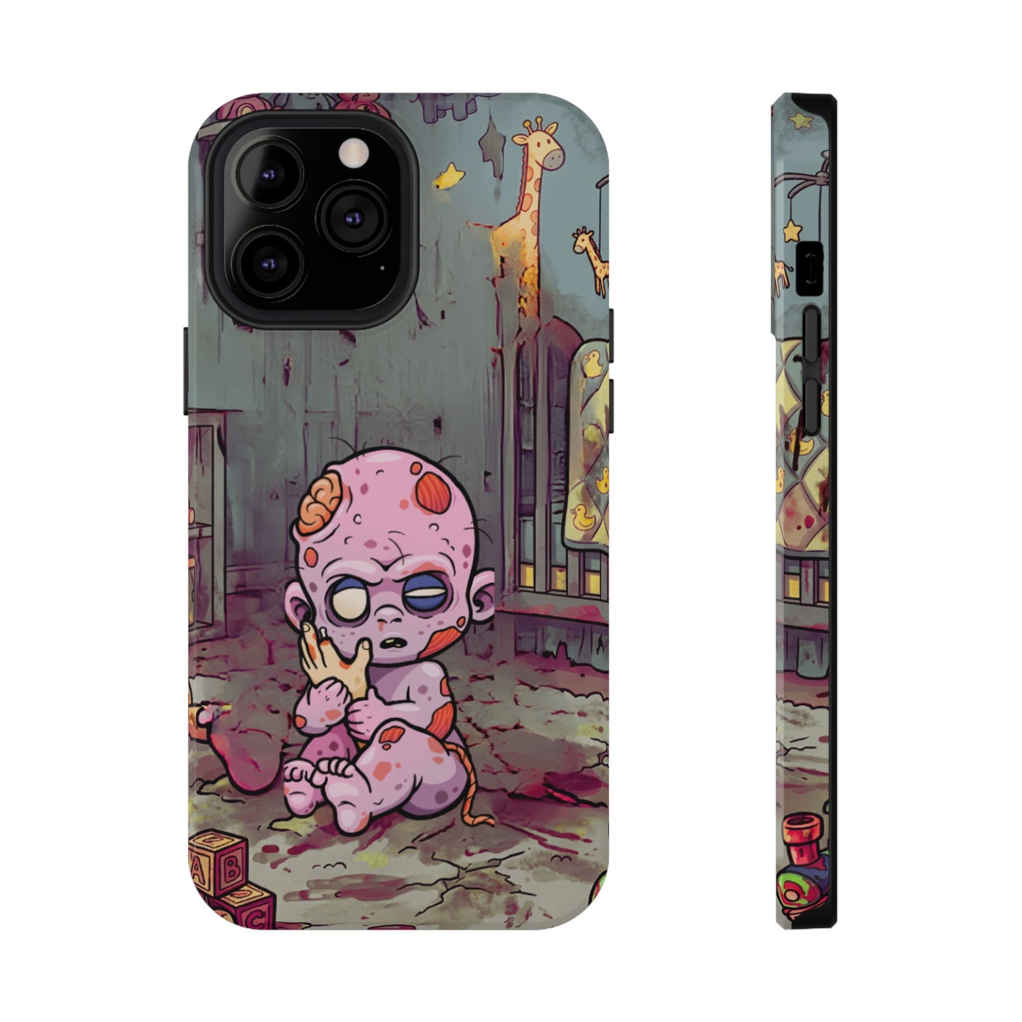 Zombie Baby Phone Case — Cute Creepy Impact-Resistant iPhone Case