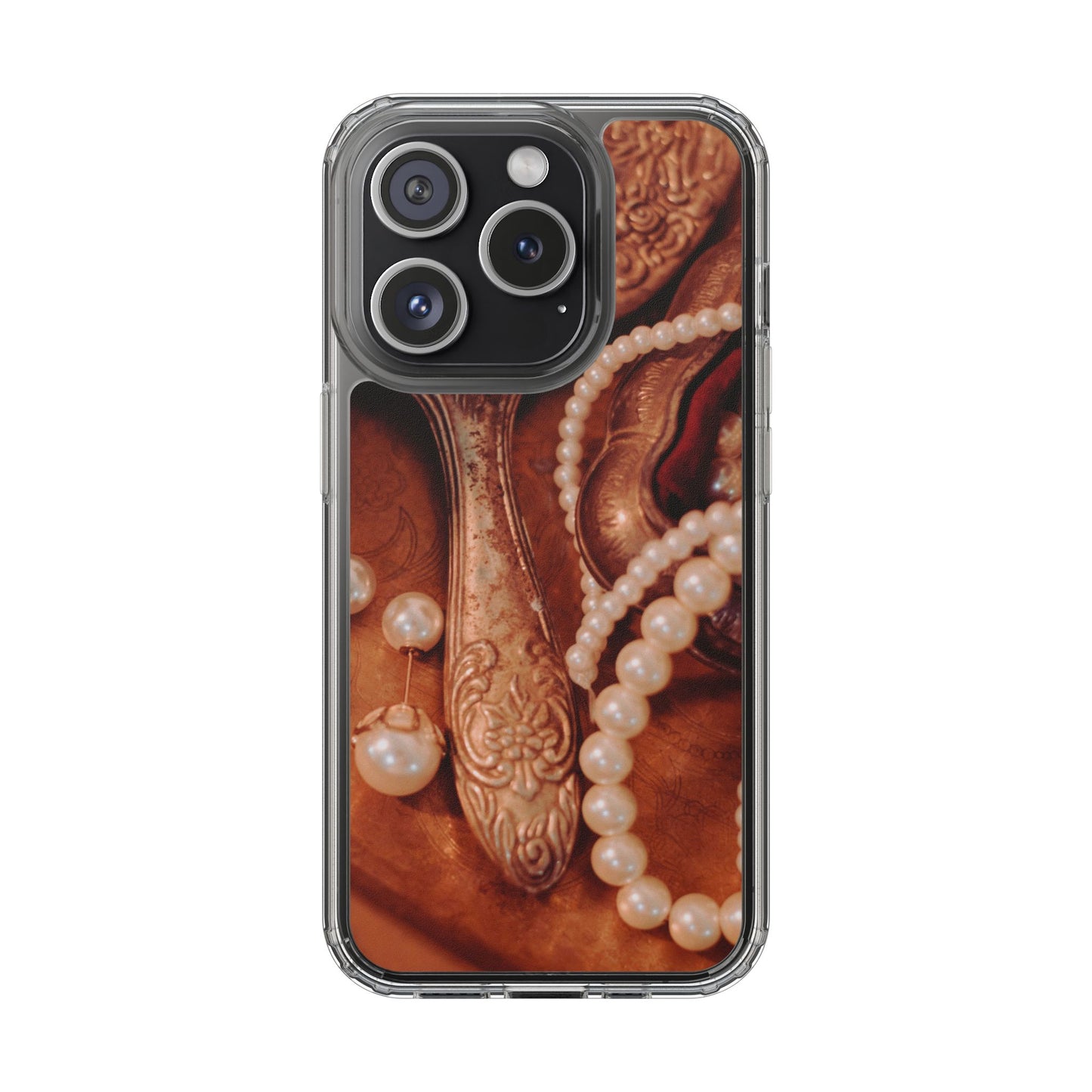 Clear Phone Case – Bronze Vanity
