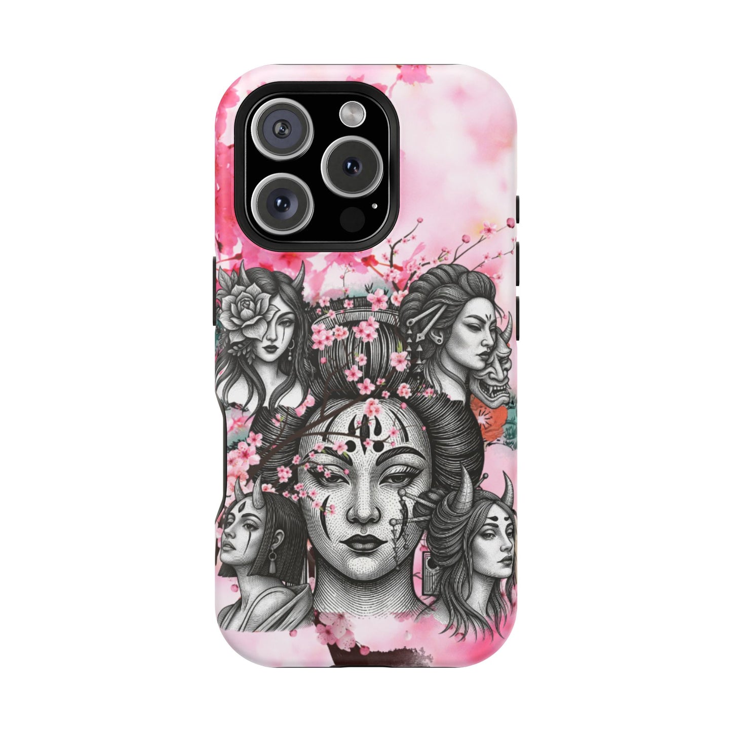 Wireless-Charging Compatible Case – Blossom & Thorn