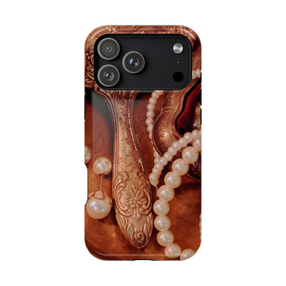Impact-Resistant Phone Case – Bronze Vanity
