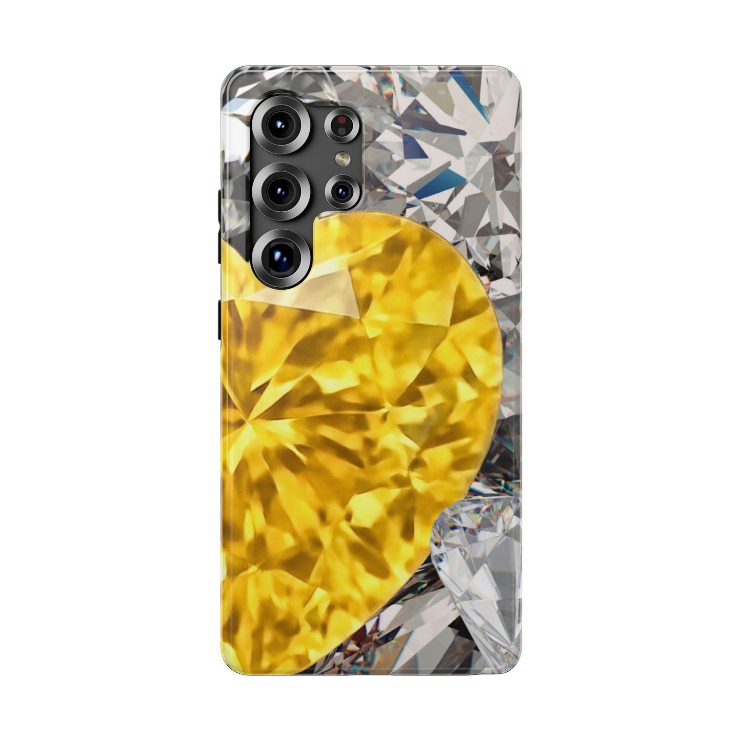 Impact-Resistant Phone Case – Heart of Gold