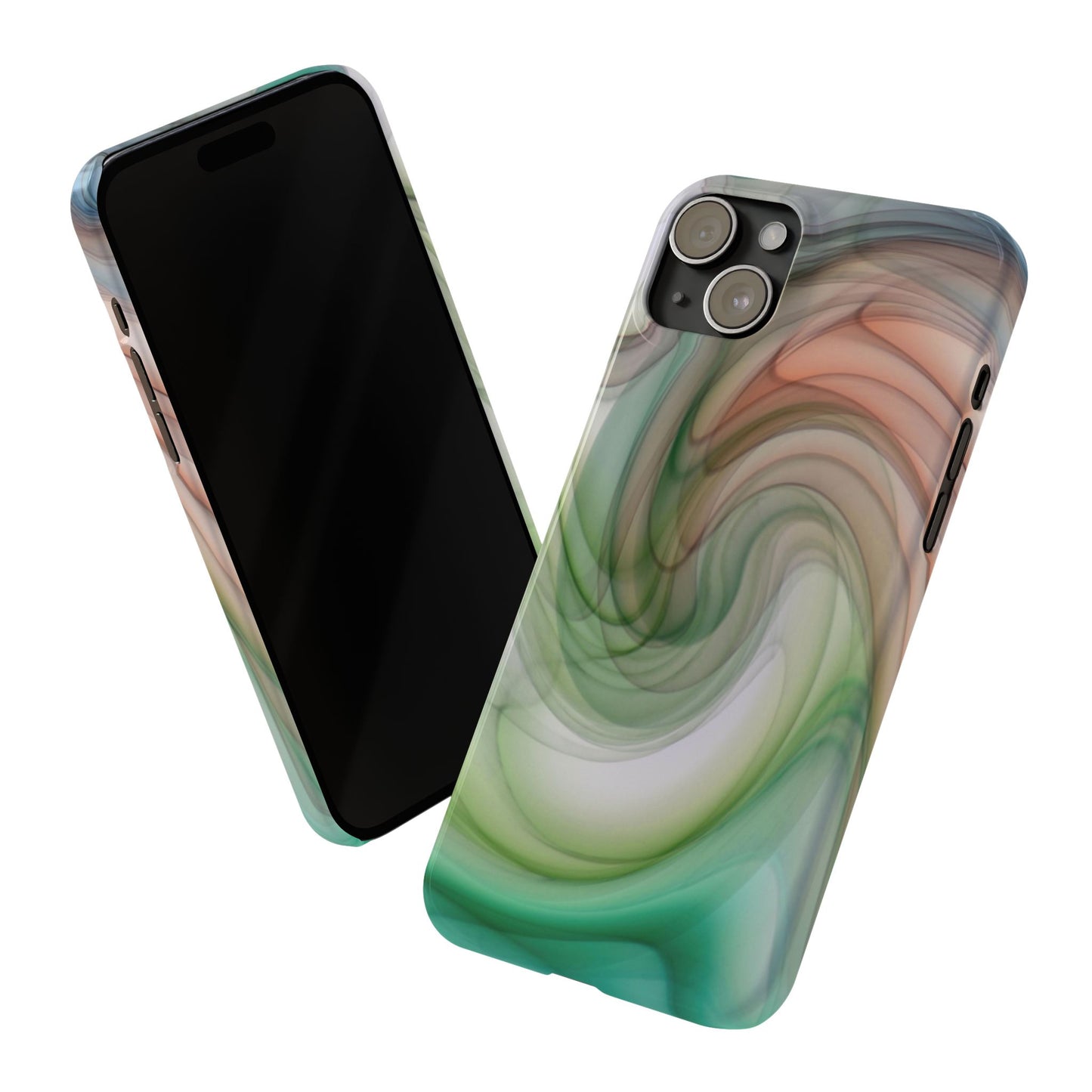 Slim Phone Case – Marble Flow