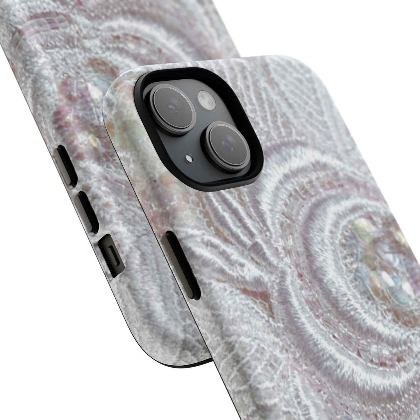 Protective Magnetic Phone Case – Lace Veil